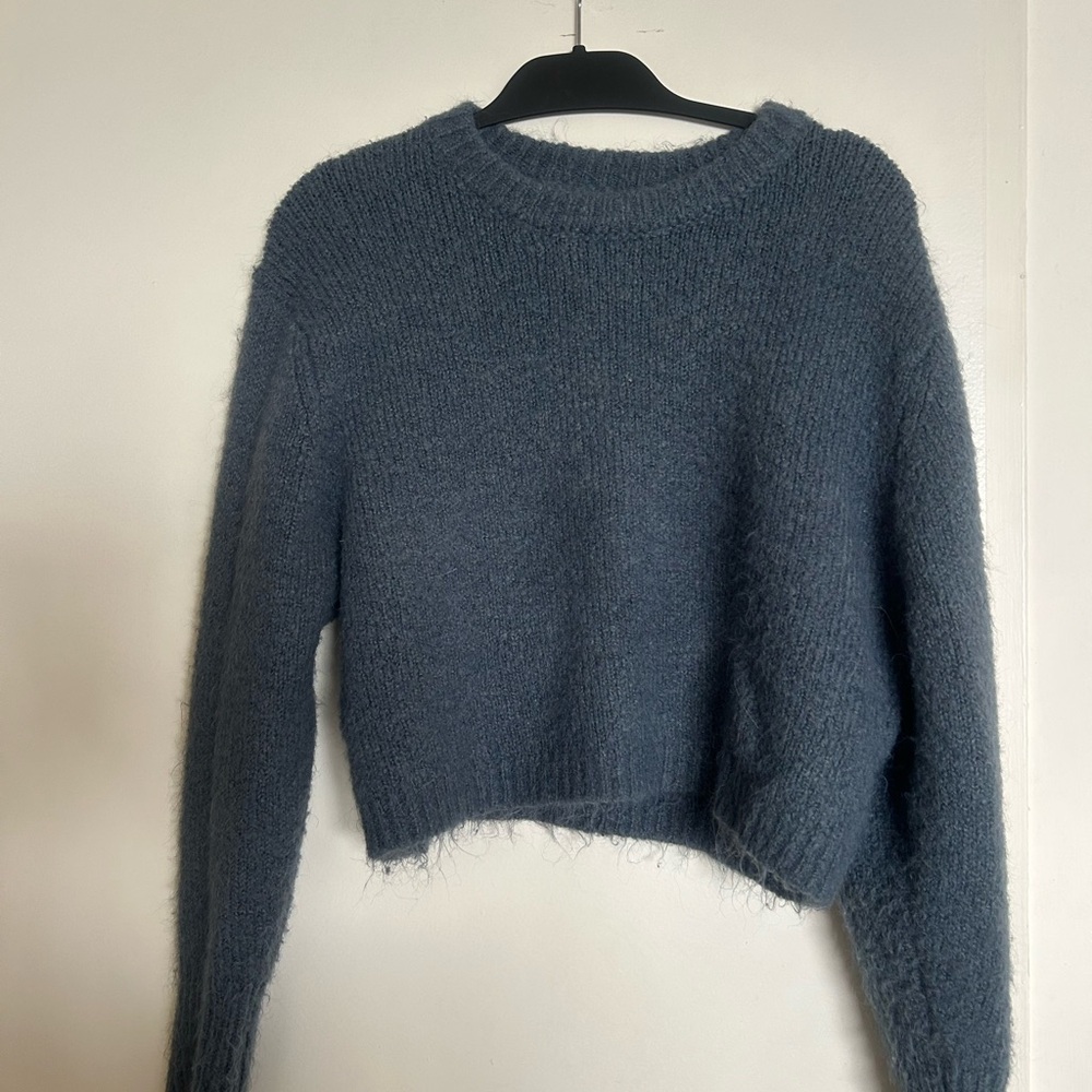 Zara Soft Knit Blue Sweater